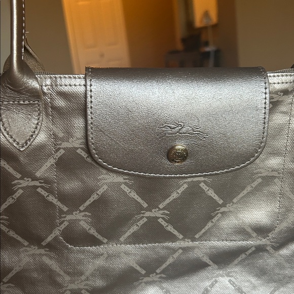 Lonchamp Metallic Tote - Picture 2 of 9